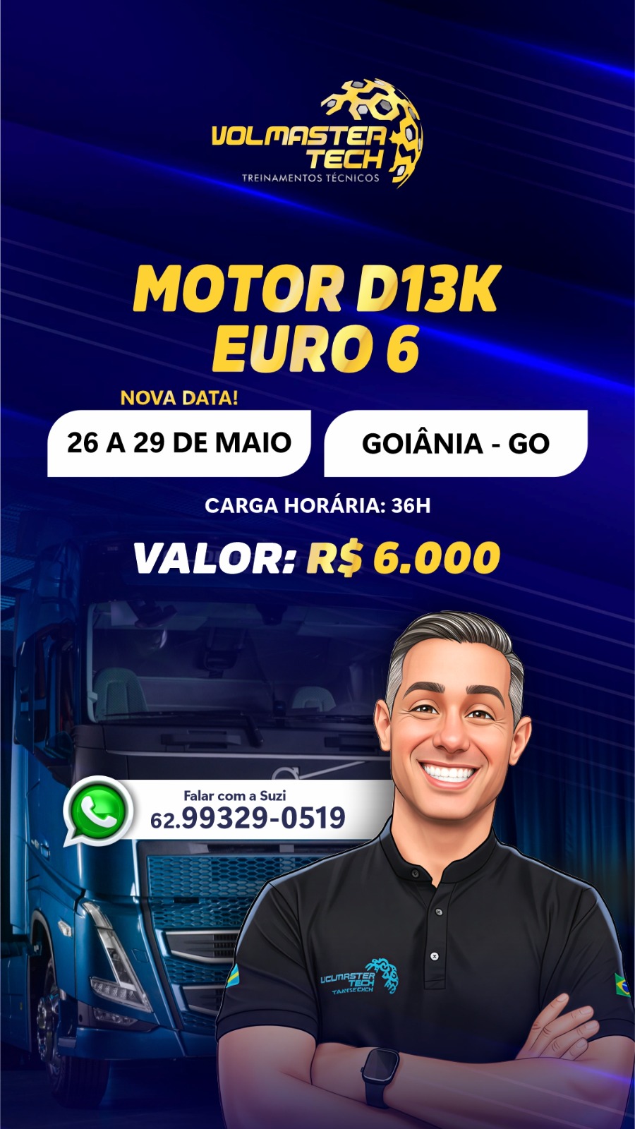 Motor D13K EURO 6